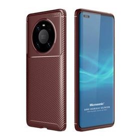 Microsonic Huawei Mate 40 Pro Legion Series Kahverengi Cep Telefonu Kılıfı