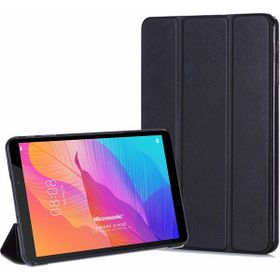 Microsonic Huawei Mate Pad T8 8 Slim Translucent Back Smart Cover Siyah Kılıf