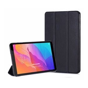 Microsonic Huawei Mate Pad T8 8 Slim Translucent Back Smart Cover Siyah Kılıf