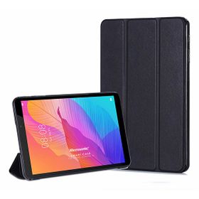 Microsonic Huawei Mate Pad T8 8 Slim Translucent Back Smart Cover Siyah Kılıf