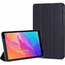 Microsonic Huawei Mate Pad T8 8 Slim Translucent Back Smart Cover Siyah Kılıf