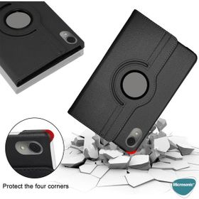Microsonic Huawei MatePad 11 2023 360 Rotating Stand Deri Siyah Tablet Kılıfı