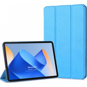 Microsonic Huawei Matepad 11 2023 Slim Translucent Back Smart Cover Mavi Tablet Kılıfı