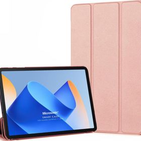 Microsonic Huawei Matepad 11 2023 Slim Translucent Back Smart Cover Rose Gold Tablet Kılıfı