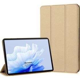Microsonic Huawei Matepad Air Slim Translucent Back Smart Cover Gold Tablet Kılıfı