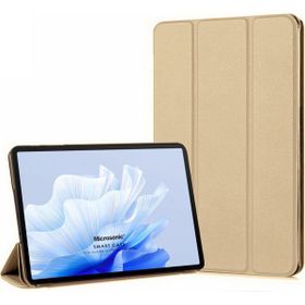 Microsonic Huawei Matepad Air Slim Translucent Back Smart Cover Gold Tablet Kılıfı