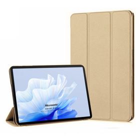 Microsonic Huawei Matepad Air Slim Translucent Back Smart Cover Gold Tablet Kılıfı