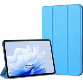 Microsonic Huawei Matepad Air Slim Translucent Back Smart Cover Mavi Tablet Kılıfı