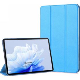 Microsonic Huawei Matepad Air Slim Translucent Back Smart Cover Mavi Tablet Kılıfı