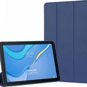 Microsonic Huawei MatePad SE Slim Translucent Back Smart Cover Lacivert Tablet Kılıfı