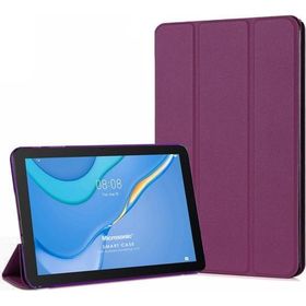 Microsonic Huawei MatePad SE Slim Translucent Back Smart Cover Mor Tablet Kılıfı