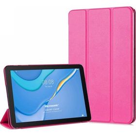 Microsonic Huawei MatePad SE Slim Translucent Back Smart Cover Pembe Tablet Kılıfı