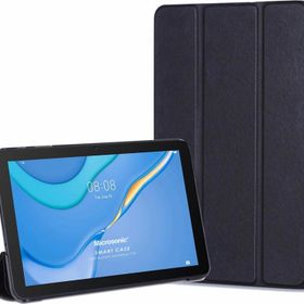 Microsonic Huawei MatePad SE Slim Translucent Back Smart Cover Siyah Tablet Kılıfı