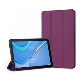 Microsonic Huawei MatePad T10 Slim Translucent Back Smart Cover Mor Tablet Kılıfı