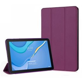 Microsonic Huawei MatePad T10 Slim Translucent Back Smart Cover Mor Tablet Kılıfı