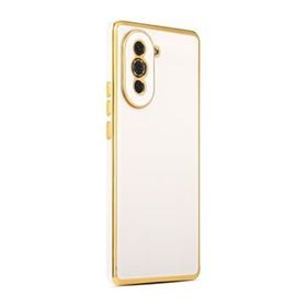 Microsonic Huawei Nova 10 Olive Plated Beyaz Cep Telefonu Kılıfı