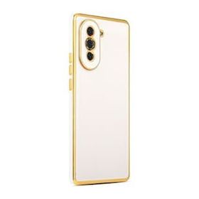 Microsonic Huawei Nova 10 Pro Olive Plated Beyaz Cep Telefonu Kılıfı