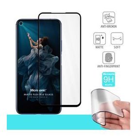 Microsonic Huawei Nova 5T Uyumlu Seramik Matte Flexible Siyah Ekran Koruyucu