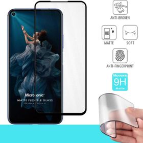 Microsonic Huawei Nova 5T Uyumlu Seramik Matte Flexible Siyah Ekran Koruyucu