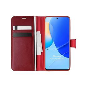 Microsonic Huawei Nova 9 Se Delux Leather Wallet Kırmızı Kılıf
