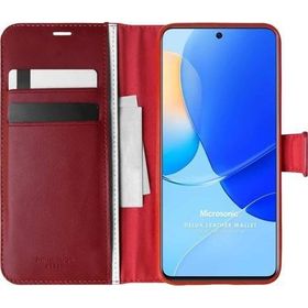 Microsonic Huawei Nova 9 Se Delux Leather Wallet Kırmızı Kılıf