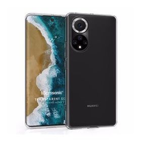 Microsonic Huawei Nova 9 Transparent Soft Beyaz Cep Telefonu Kılıfı