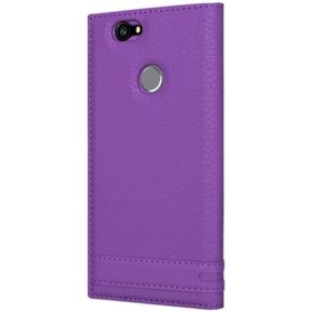 Microsonic Huawei Nova Dual View Gizli Mıknatıslı Mor Kılıf