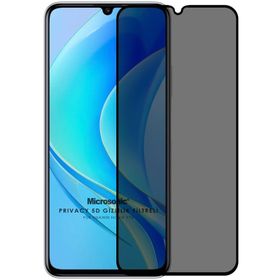 Microsonic Huawei Nova Y70 Privacy 5D Gizlilik Filtreli Siyah Cam Ekran Koruyucu