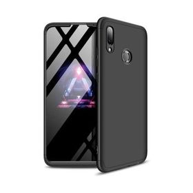 Microsonic Huawei P Smart 2019 Double Dip 360 Protective Siyah Kılıf