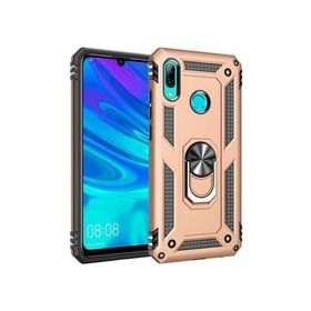 Microsonic Huawei P Smart 2019 Military Ring Holder Gold Kılıf