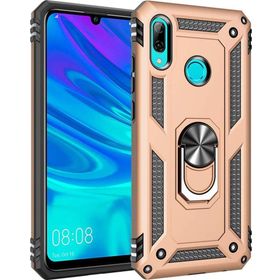 Microsonic Huawei P Smart 2019 Military Ring Holder Gold Kılıf