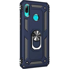 Microsonic Huawei P Smart 2019 Military Ring Holder Lacivert Kılıf