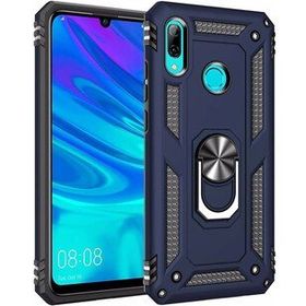 Microsonic Huawei P Smart 2019 Military Ring Holder Lacivert Kılıf
