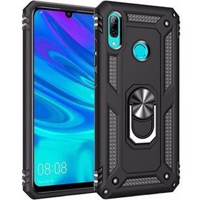 Microsonic Huawei P Smart 2019 Military Ring Holder Siyah Kılıf