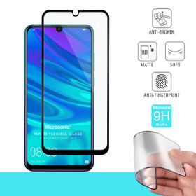 Microsonic Huawei P Smart 2019 Seramik Matte Flexible Siyah Ekran Koruyucu