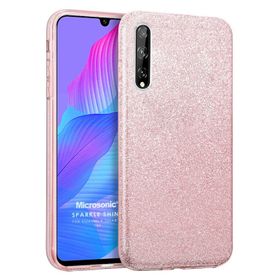 Microsonic Huawei P Smart 2019 Skyfall Transparent Clear Kırmızı Kılıf
