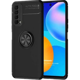 Microsonic Huawei P Smart 2021 Kickstand Ring Holder Cep Telefonu Kılıfı
