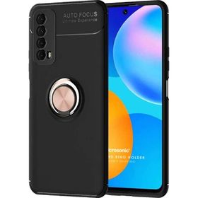 Microsonic Huawei P Smart 2021 Kickstand Ring Holder Cep Telefonu Kılıfı