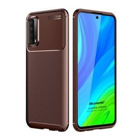 Microsonic Huawei P Smart 2021 Legion Series Kahverengi Cep Telefonu Kılıfı