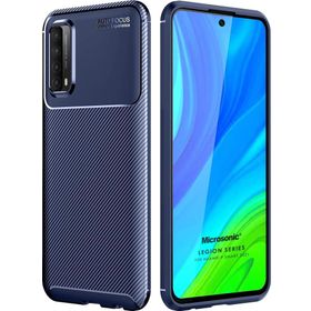 Microsonic Huawei P Smart 2021 Legion Series Lacivert Cep Telefonu Kılıfı
