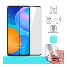 Microsonic Huawei P Smart 2021 Seramik Matte Flexible Siyah Ekran Koruyucu