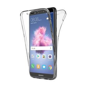 Microsonic Huawei P Smart 6 Tarafı Tam Full Koruma 360 Clear Soft Şeffaf Kılıf