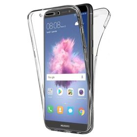 Microsonic Huawei P Smart 6 Tarafı Tam Full Koruma 360 Clear Soft Şeffaf Kılıf