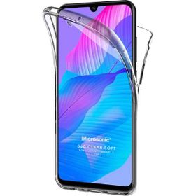 Microsonic Huawei P Smart 6 Tarafı Tam Full Koruma 360 Clear Soft Şeffaf Kılıf