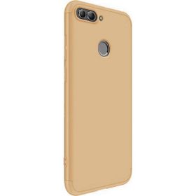Microsonic Huawei P Smart Double Dip 360 Protective Gold Kılıf