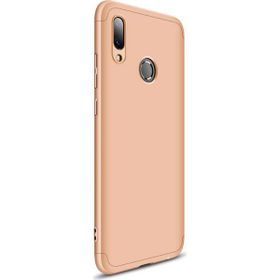 Microsonic Huawei P Smart Double Dip 360 Protective Gold Kılıf
