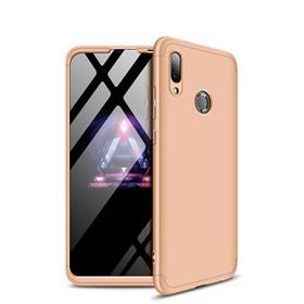 Microsonic Huawei P Smart Double Dip 360 Protective Gold Kılıf