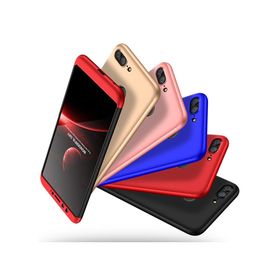 Microsonic Huawei P Smart Double Dip 360 Protective Kırmızı Kılıf