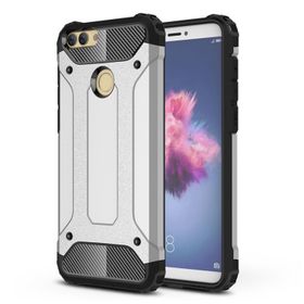 Microsonic Huawei P Smart Rugged Armor Gümüş Kılıf