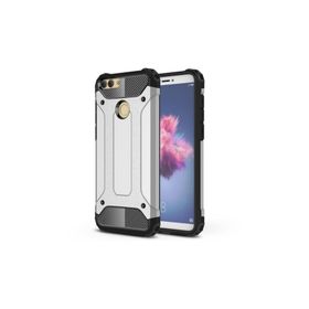 Microsonic Huawei P Smart Rugged Armor Gümüş Kılıf